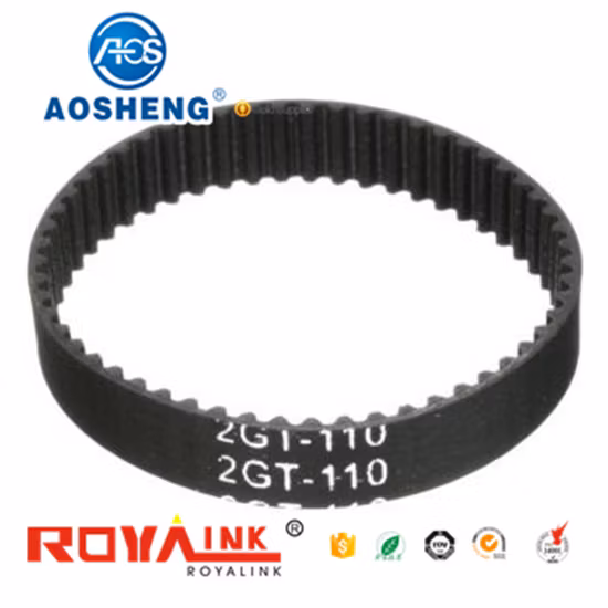 Revêtement Tfl coloré Za, Zb, Ru, Yu, My, Mr, Zbs, S8m, Sp, Htdn Courroies de distribution automatiques de haute qualité et courroie de distribution industrielle